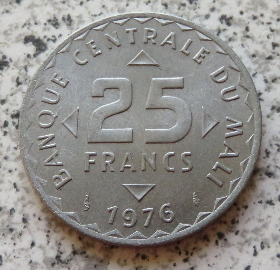  Mali 25 Francs 1976   