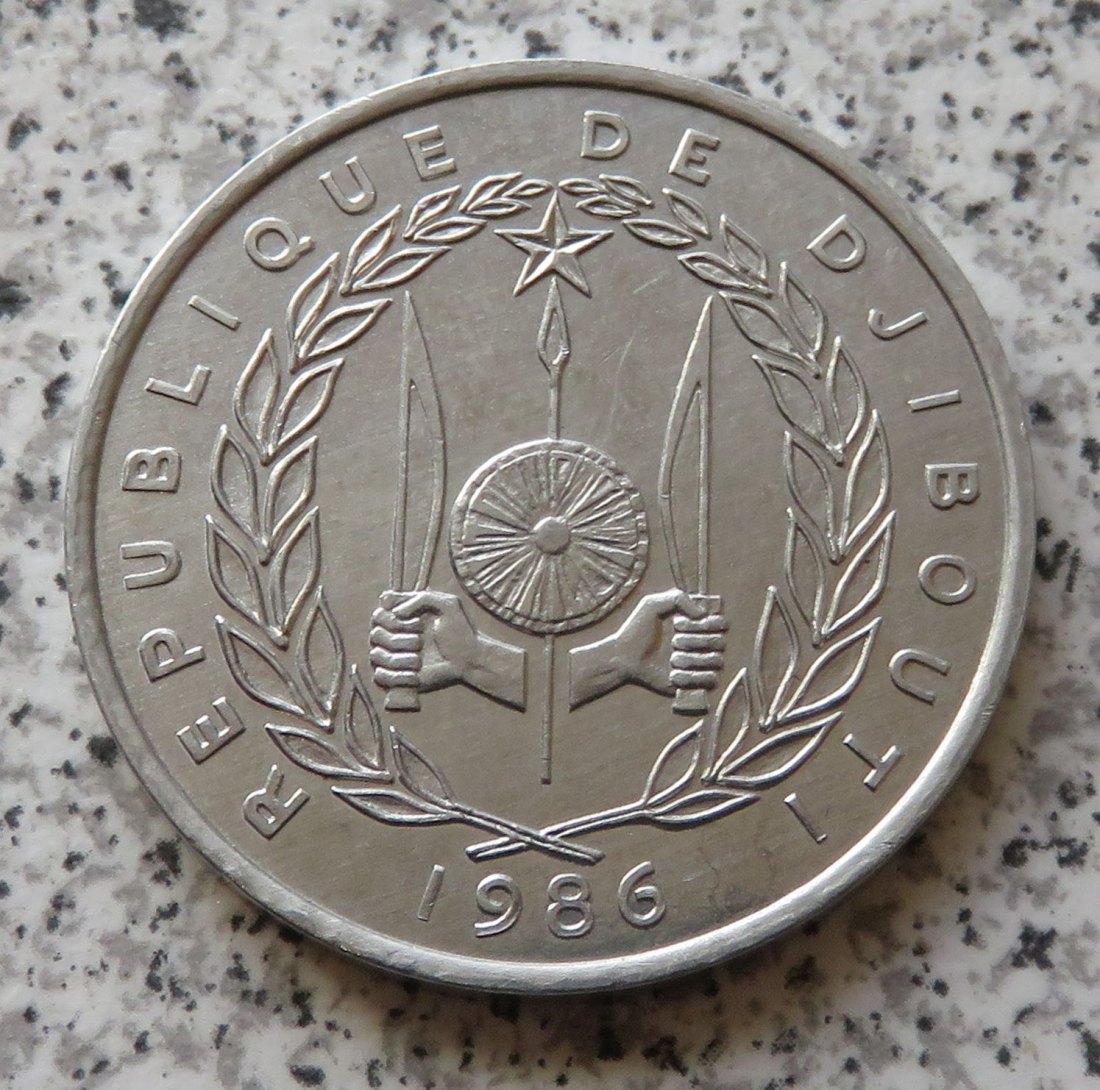  Dschibuti 5 Francs 1986   