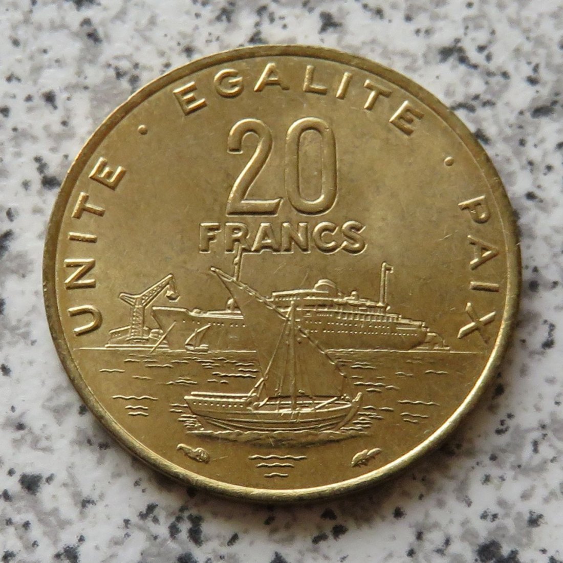  Dschibuti 20 Francs 1991   