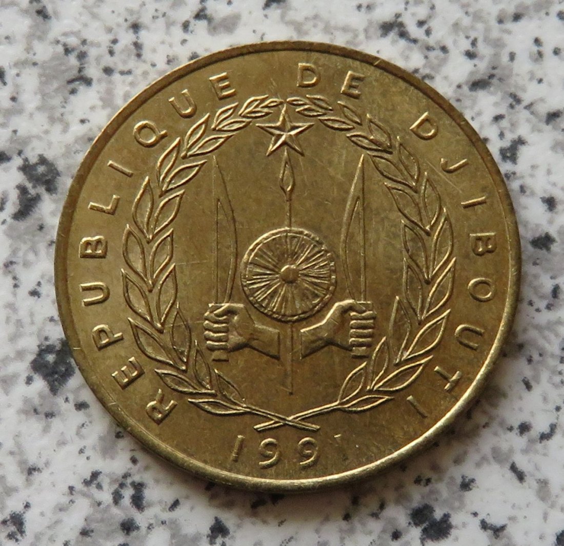  Dschibuti 20 Francs 1991   