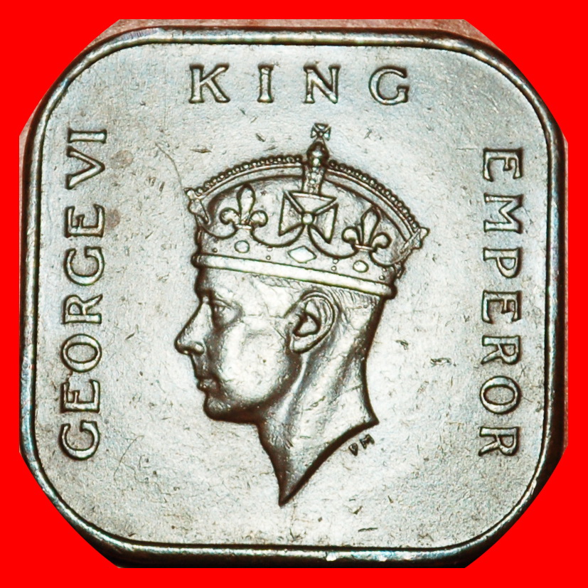  Ⰶ GREAT BRITAIN WARTIME 1939-1945: MALAYA★1 CENT 1940! GEORGE VI (1937-1952)★LOW START ★ NO RESERVE!   