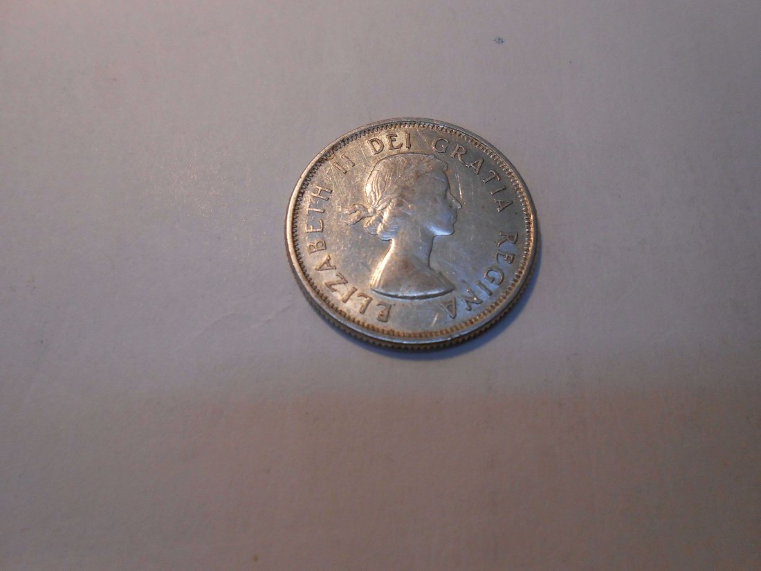  Kanada Silber 25 Cent 1962 (800 Silber)   