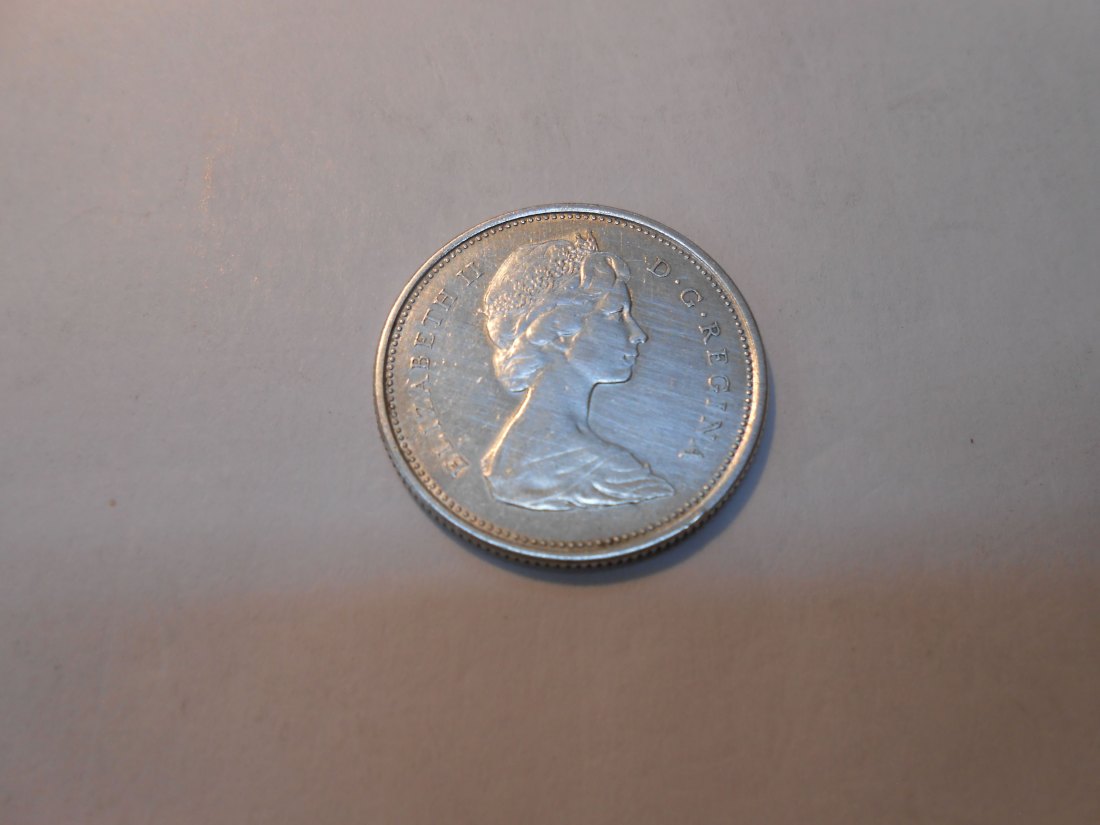  Kanada Silber 25 Cent 1966 (800 Silber)   