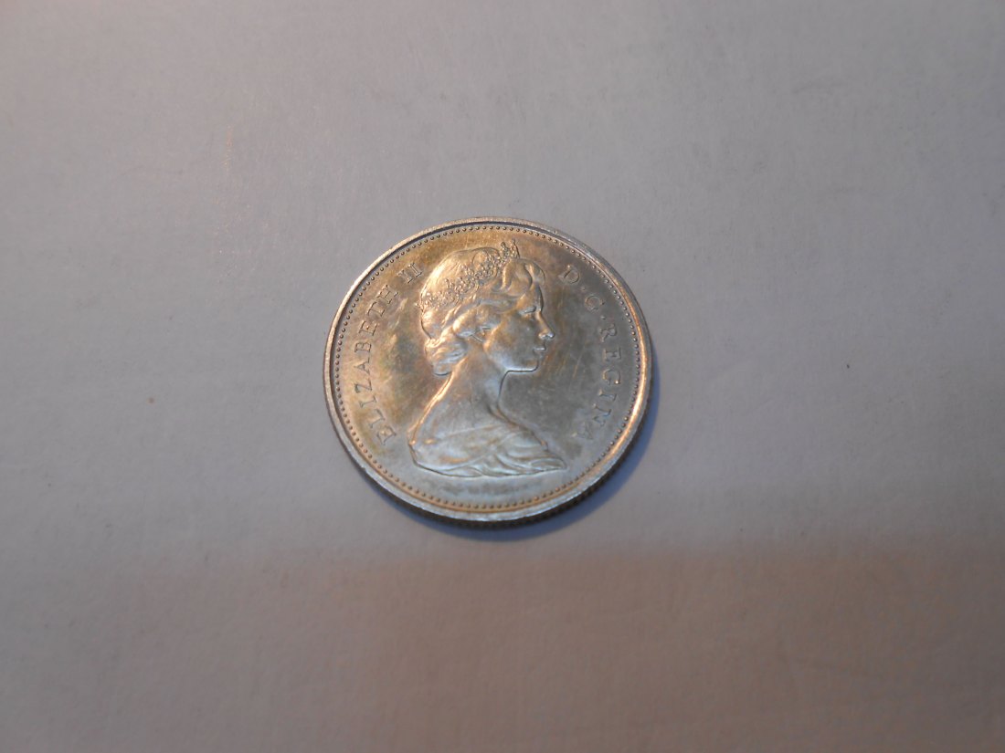  Kanada Silber 25 Cent 1968 (500 Silber)   