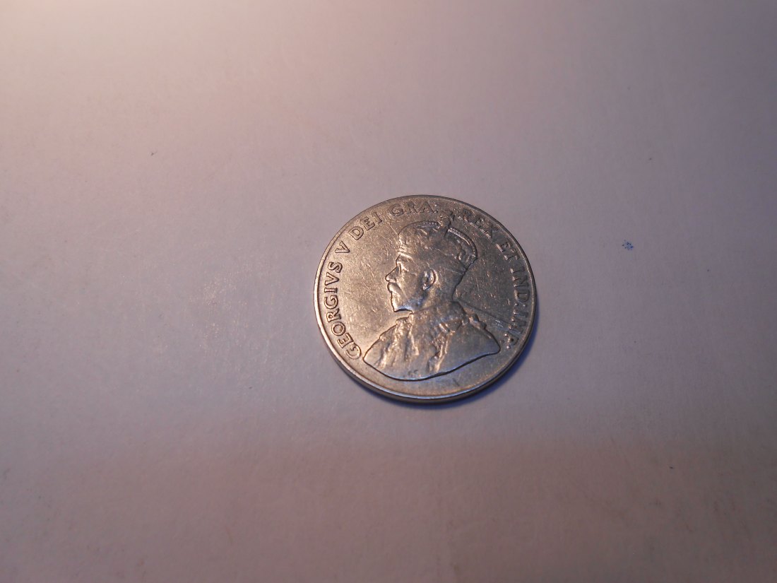  5 Cent 1928 Georg V. ( Nickel )   