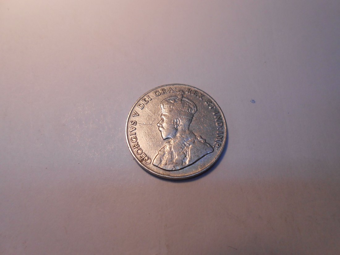  5 Cent 1929 Georg V. ( Nickel )   