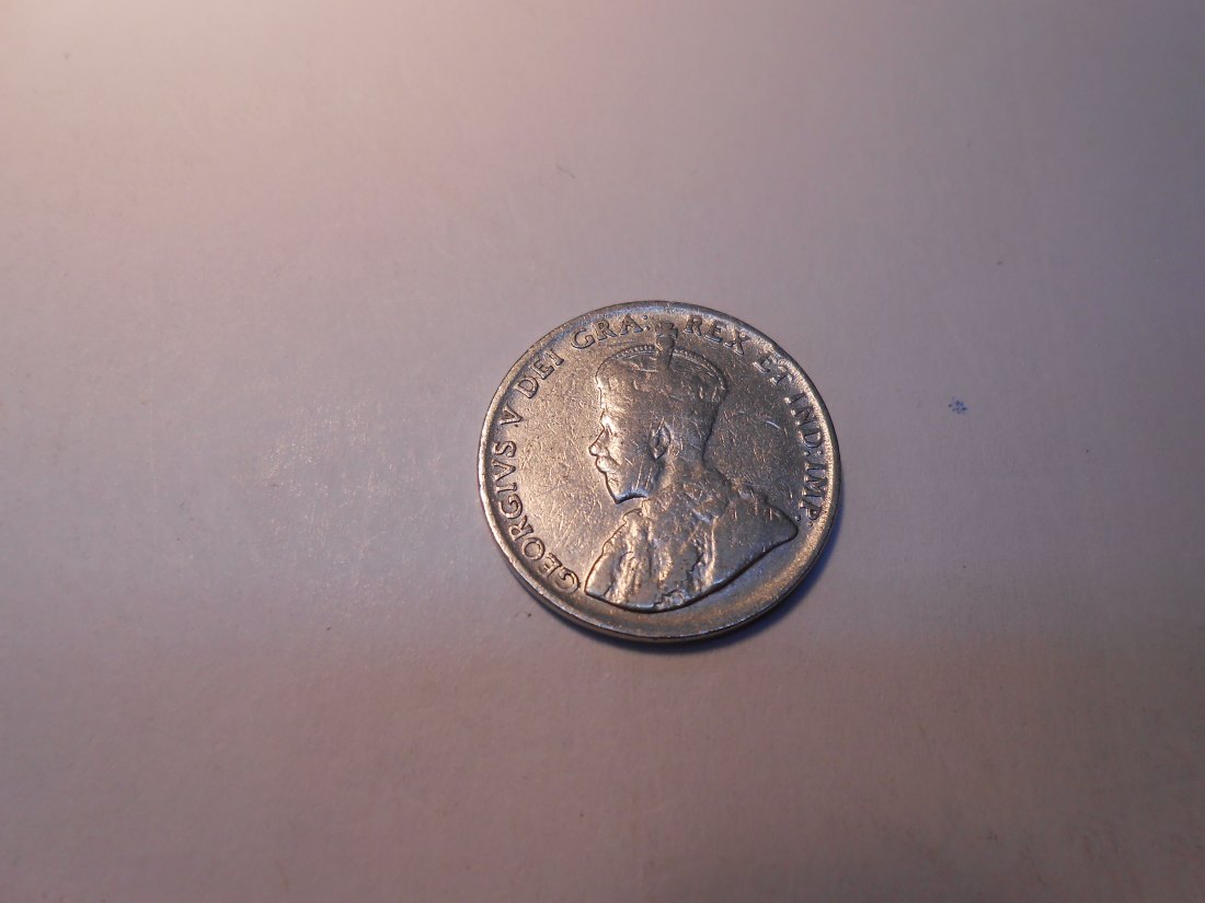  5 Cent 1936 Georg V. ( Nickel )   