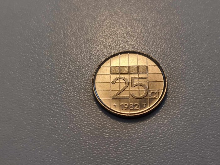  Niederlande 25 Cent 1982 STG   