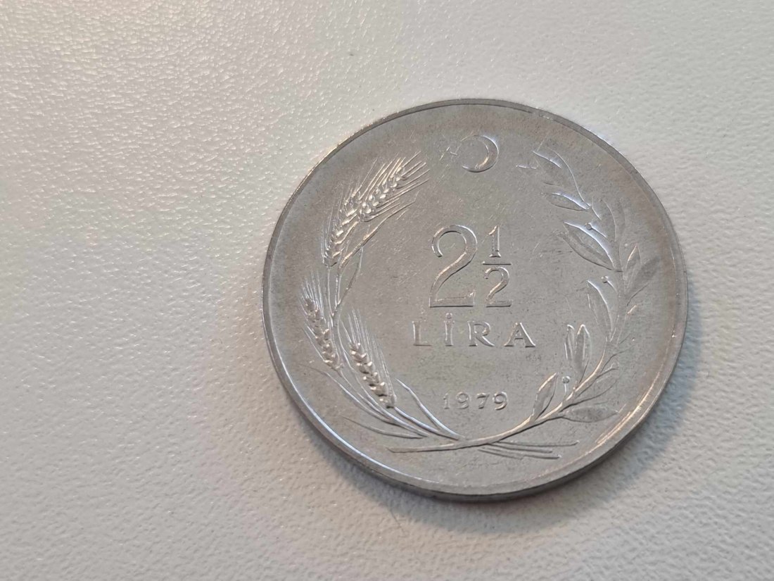  Türkei 2 1/2 Lire 1979 VZ   