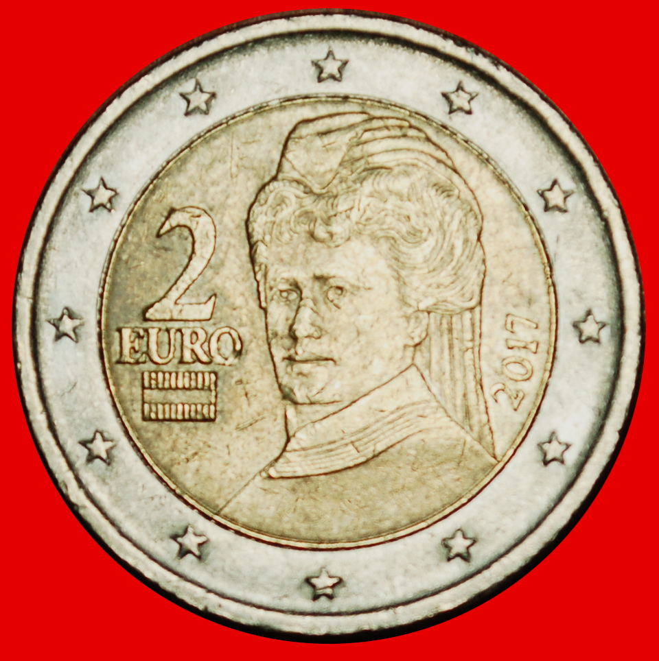  Ⰶ BERTHA VON SUTTNER 1843-1914:ÖSTERREICH★2 EURO 2011 NICHT PHALLISCHE TYP 2008-2024★OHNE VORBEHALT!   