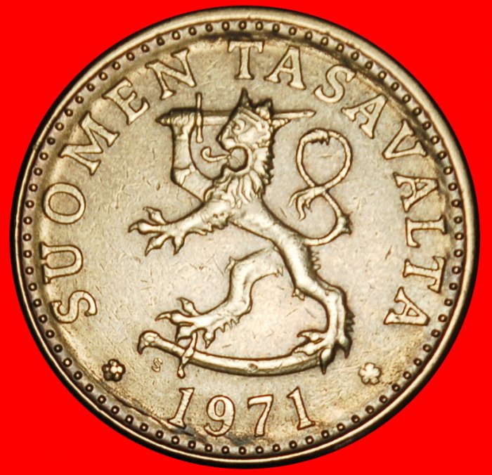  Ⰶ PINE TREE (1963-1990): FINLAND ★ 20 PENCE 1971S!★LOW START★NO RESERVE!   