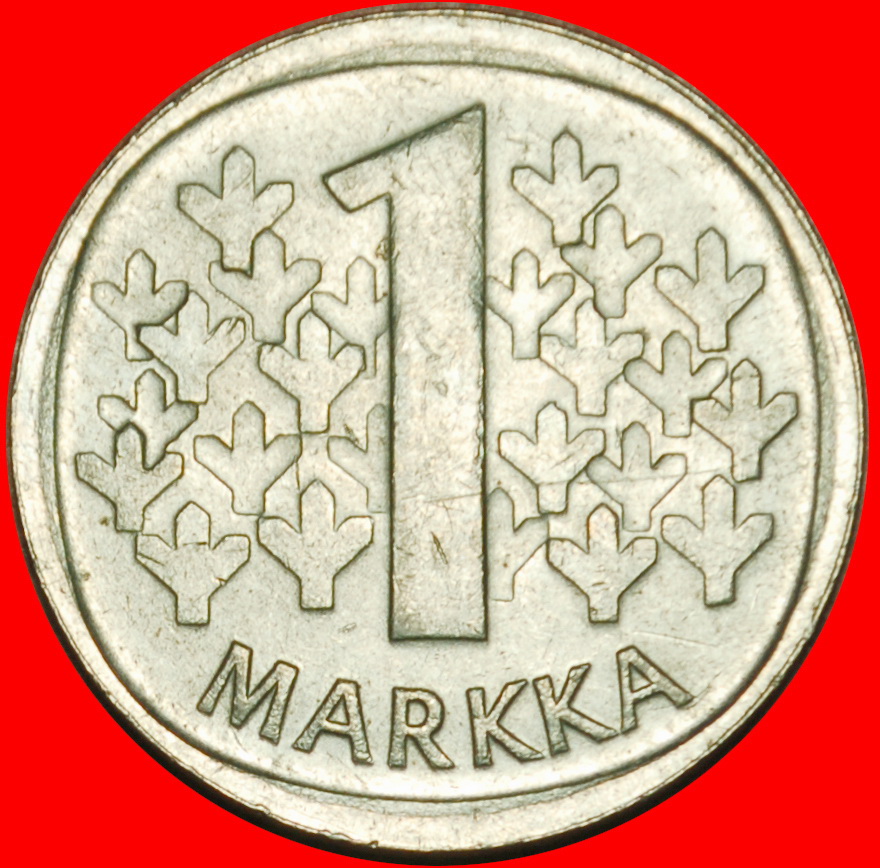  Ⰶ LION (1969-1993): FINLAND ★ 1 MARK 1992M UNCOMMON!★LOW START★NO RESERVE!   