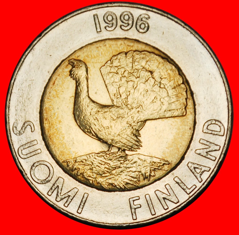  Ⰶ BIMETALLISCH (1993-2001): FINNLAND ★ 10 MARK 1996M STG STEMPELGLANZ!★OHNE VORBEHALT!   