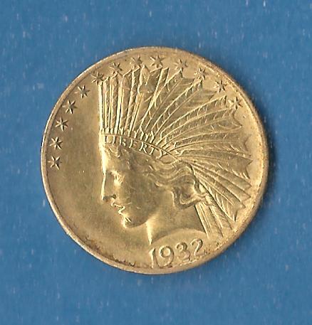  USA 10 D Indianer 1932 vz- Frank Maurer Koblenz AF791   