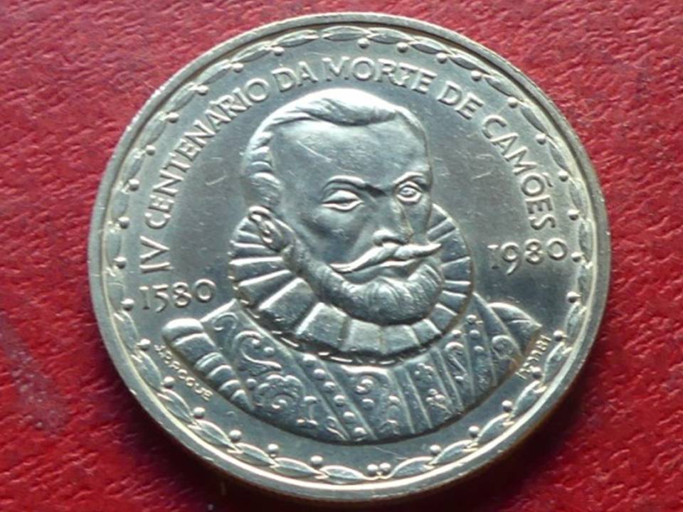  Silbermünze Portugal 1000 Escudos 1980   