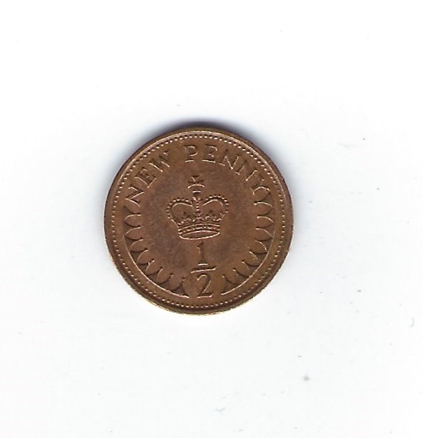  Großbritannien 1/2 New Penny 1979   