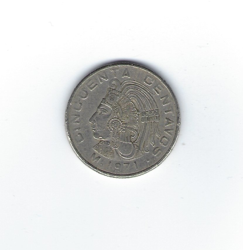  Mexiko 50 Centavos 1971   