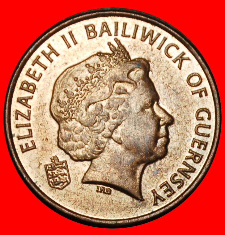  Ⰶ GREAT BRITAIN (1998-2012): GUERNSEY★1 PENNY 2012 CRAB★ELIZABETH II 1953-2022★LOW START★NO RESERVE!   