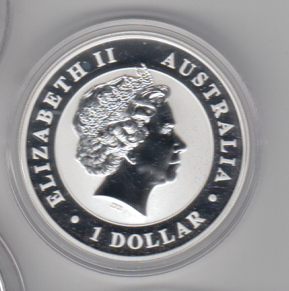  Australien, 1 Dollar 2011, Koala mit Privy Berliner Bär, 1 unze oz Silber   