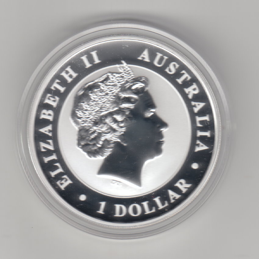  Australien, 1 Dollar 2018, Koala mit Privy Hund, 1 unze oz Silber   