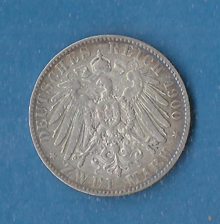  Sachsen 2 Mark Albert 1900 ss- vz  Münzenankauf Koblenz Frank Maurer AF811   