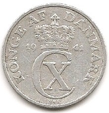  Dänemark 5 Ore 1941 #209   