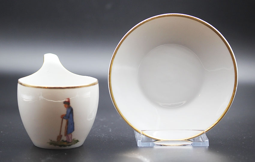  Tasse und UT , KPM Berlin, ca. 1837, Q-26   