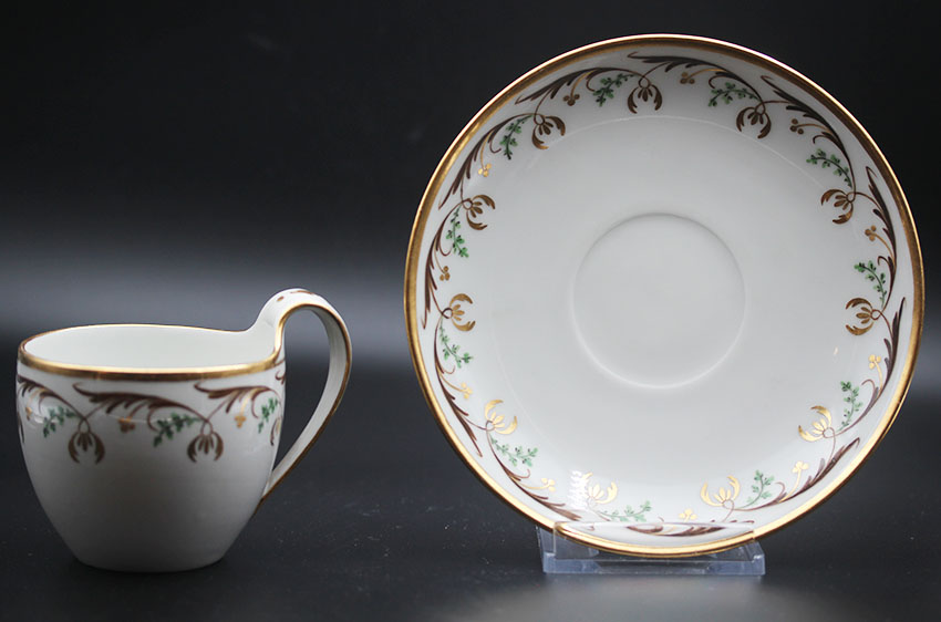  Tasse und UT , Fürstenberg , ca. 1800-1860, Q-28   