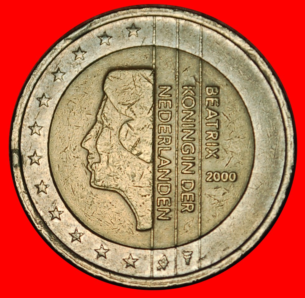  Ⰶ BEATRIX (1980-2013): NIEDERLANDE ★ 2 EURO 2000! PHALLISCHE TYP 1999-2006! OHNE VORBEHALT!   