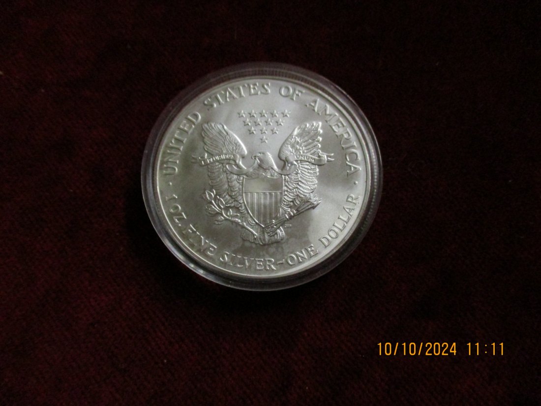  USA - American Eagle 2001 Liberty - 1 oz Silber - 0,999er Silber Farbe   