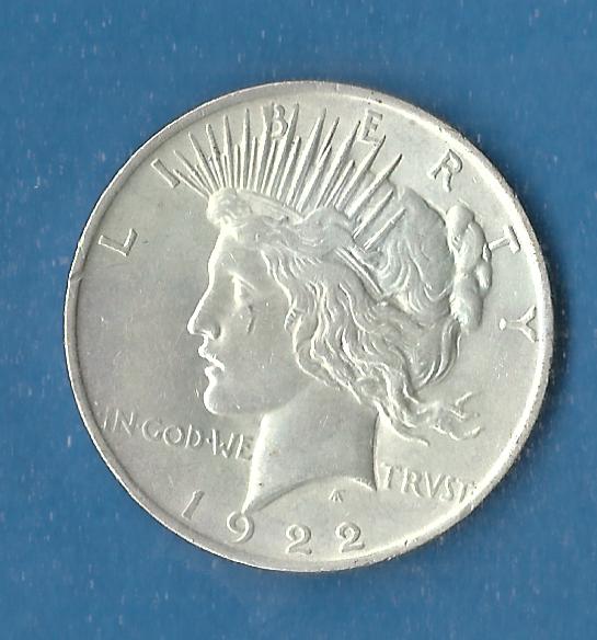  USA Peace Dollar 1922 Münzenankauf Koblenz Frank Maurer AF830   