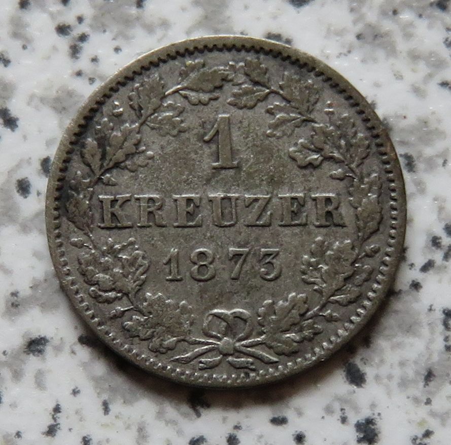  Württemberg 1 Kreuzer 1873   