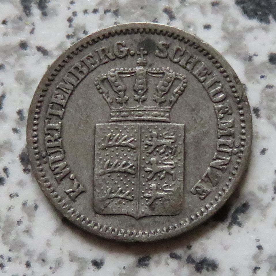  Württemberg 1 Kreuzer 1873   