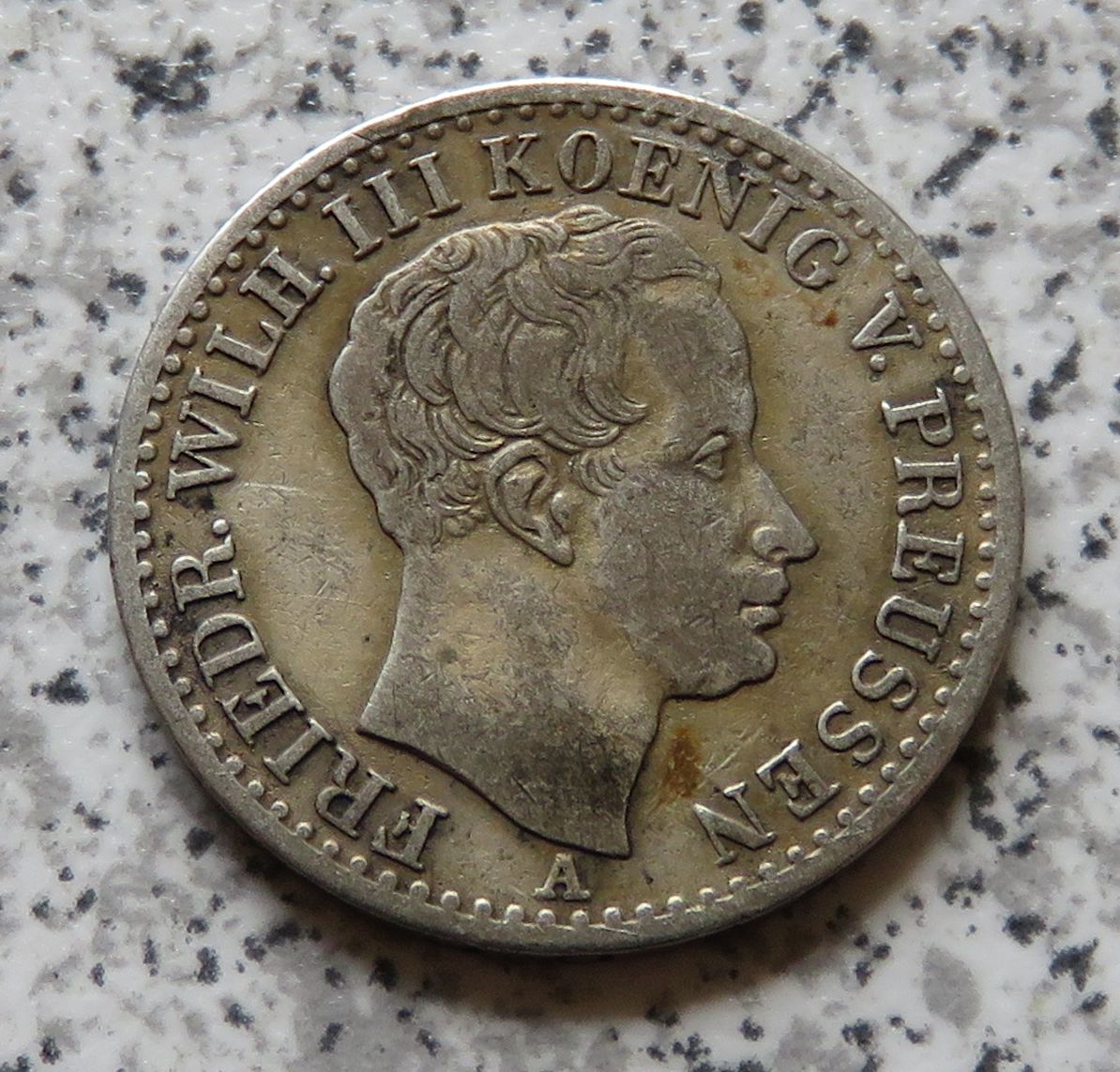  Preussen 1/6 Thaler 1837 A   