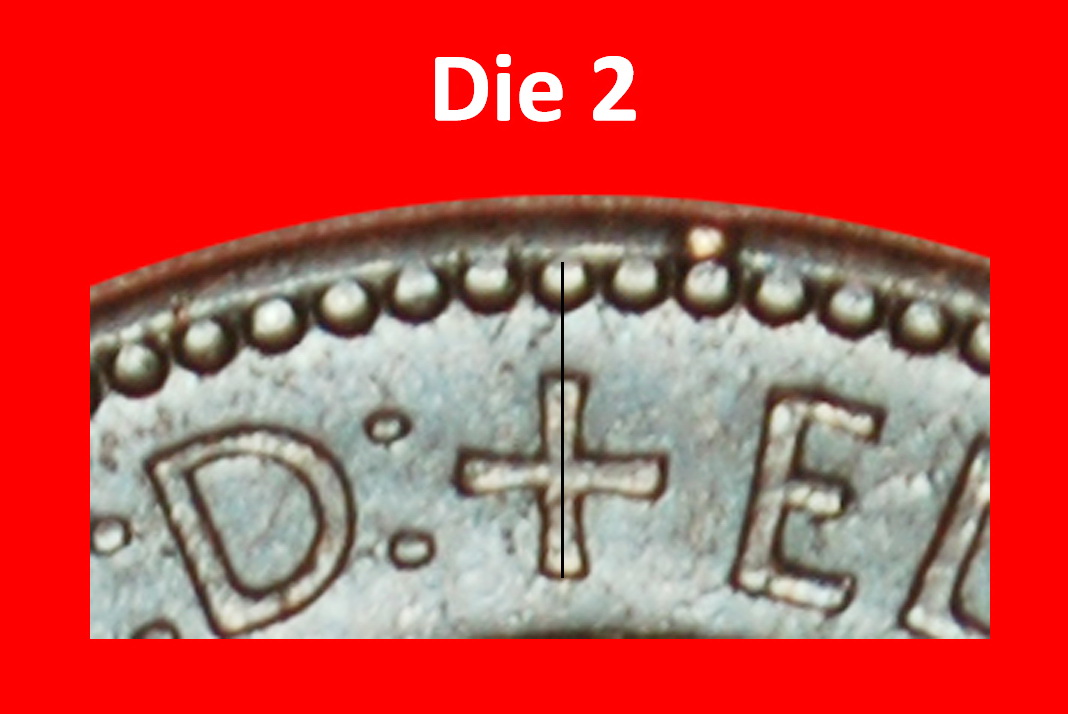  Ⰶ SHIP 1953-1970:GREAT BRITAIN★1/2 PENNY 1953 ELIZABETH II (1953-2022) DIE 2★LOW START ★ NO RESERVE!   