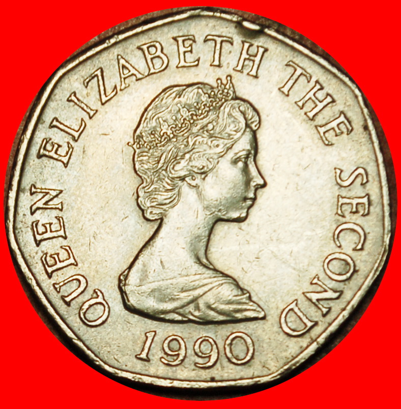  Ⰶ GREAT BRITAIN (1983-1997): JERSEY ★ 20 PENCE 1990 LIGHTHOUSE! UNCOMMON! ★LOW START ★ NO RESERVE!   