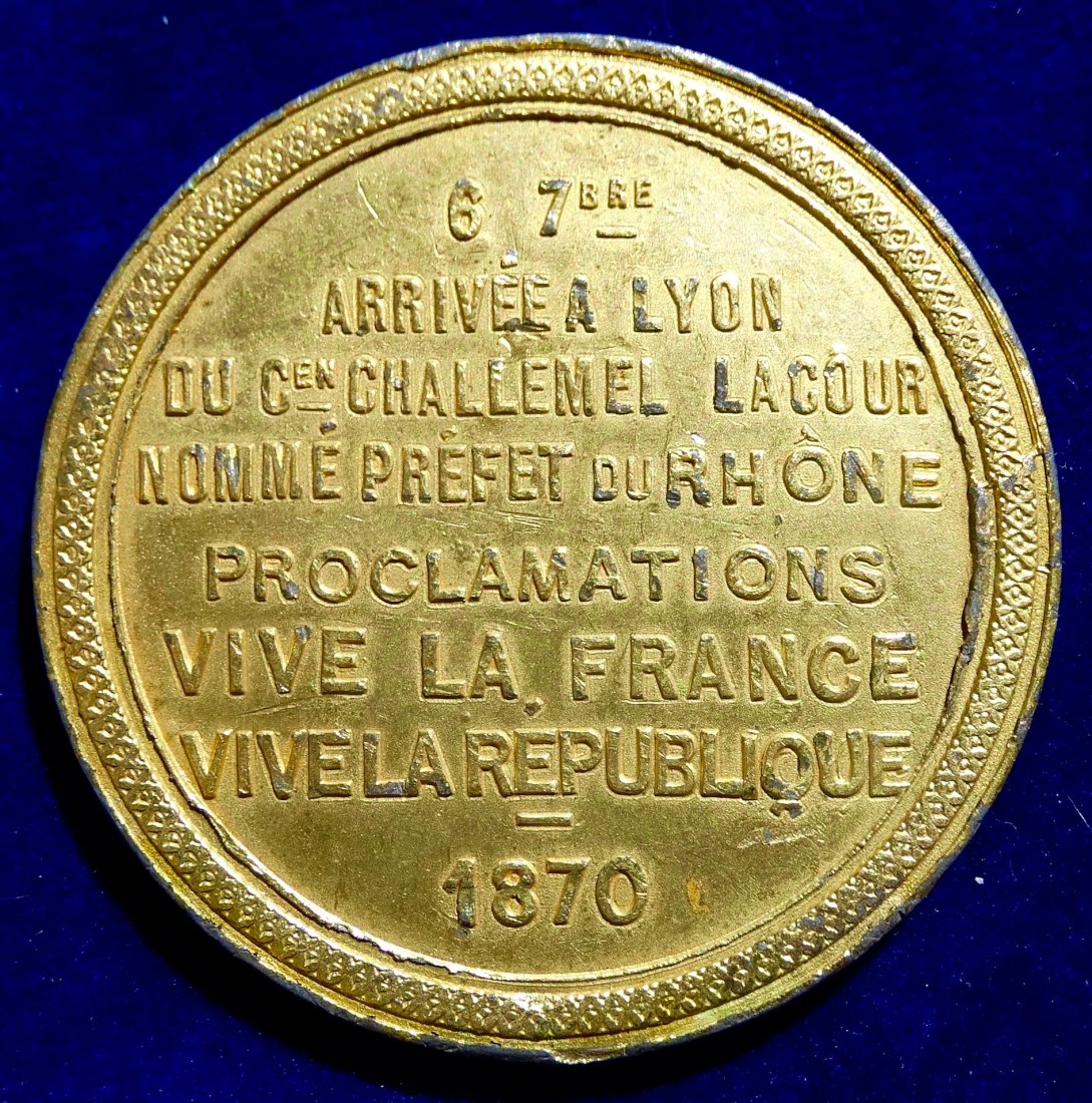  Proklamation der Republik Frankreich in Lyon am 6. September 1870   