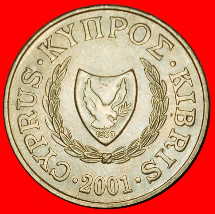  Ⰶ GREAT BRITAIN (1991-2004):CYPRUS★20 CENTS 2001 ZENO OF CITIUM (334-262 BCE)★LOW START★ NO RESERVE!   