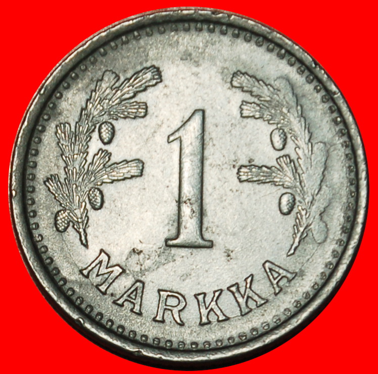  Ⰶ SPRUCE (1943-1952): FINLAND ★ 1 MARK 1945S WARTIME (1939-1945)! ★LOW START★ NO RESERVE!   