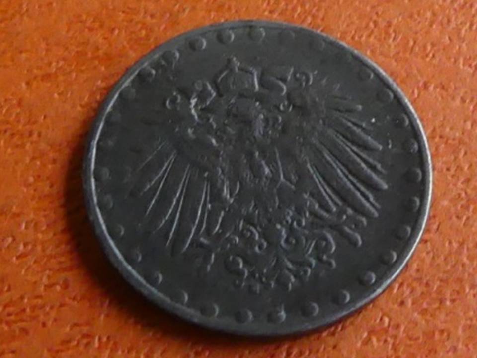  Deutschland Weimarer Republik 10 Pfennig 1922 E, seltener Jahrgang, Fehlprägung!   