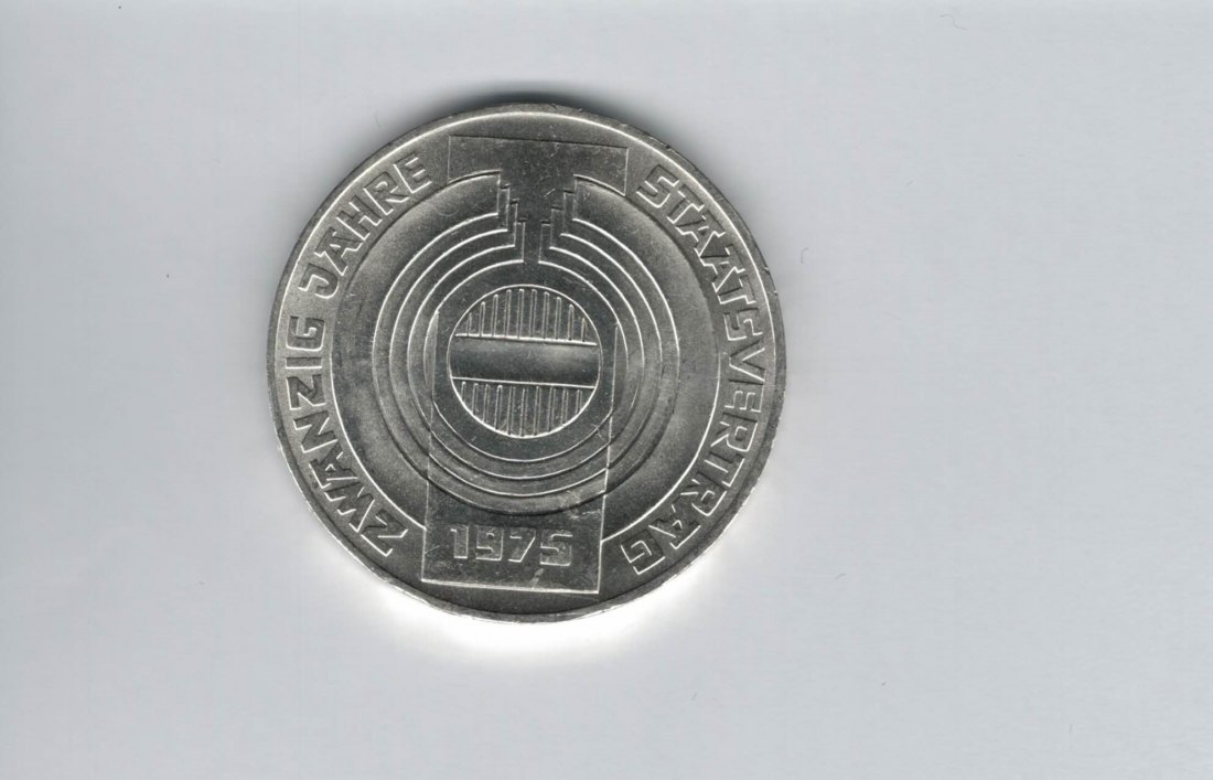  100 Schilling 1975 20 Jahre Staatsvertrag silber Österreich 2. Republik (01914/3)   