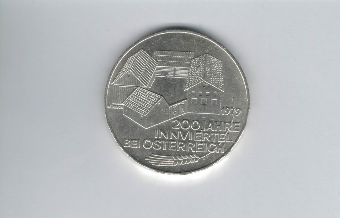  100 Schilling 1979 200 Jahre Innviertel bei Österreich silber Österreich 2.Rep (01914/22)   