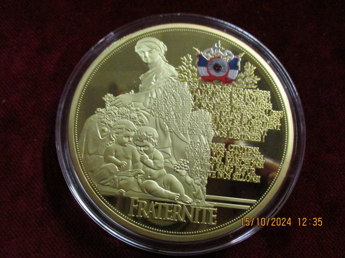  Medaille Gigant Liberty Fraternite /G2   