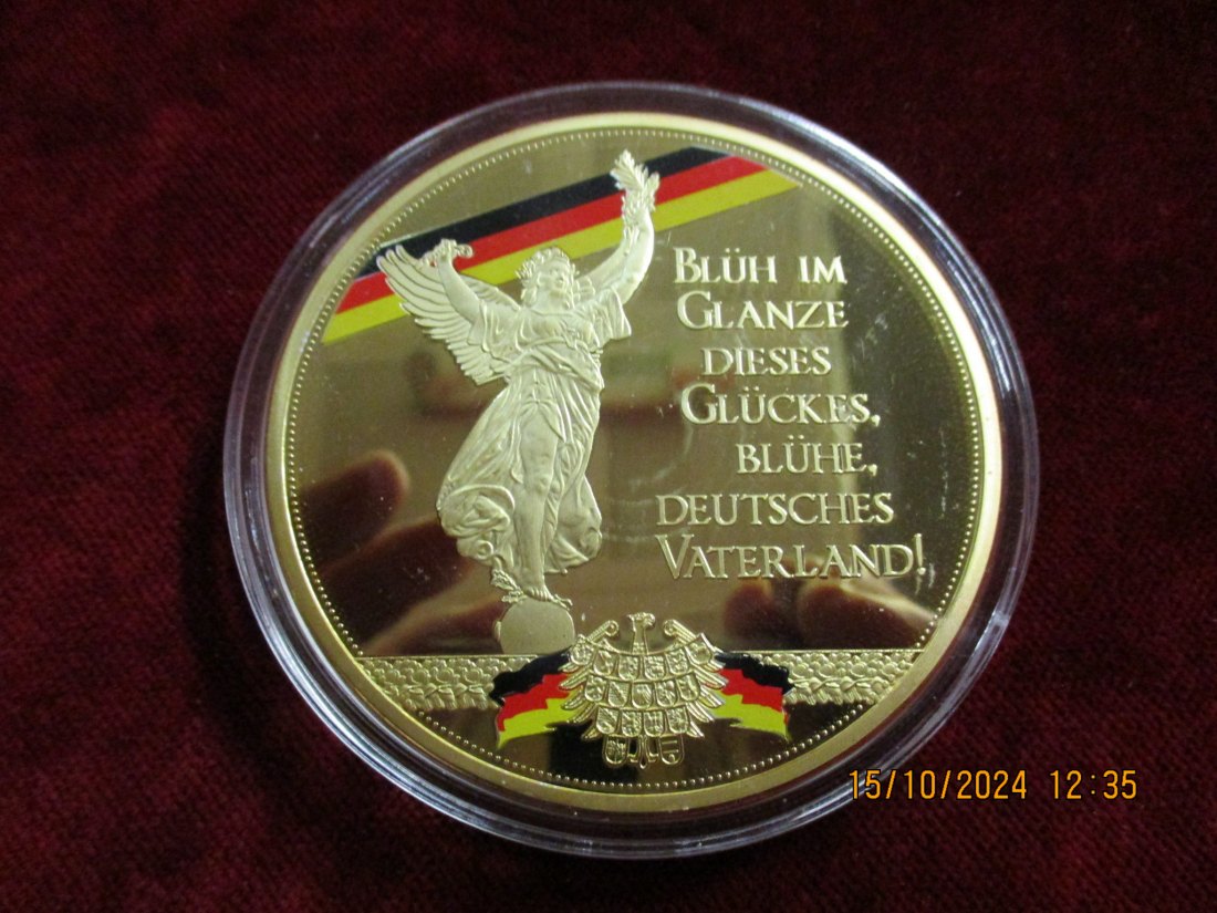  Medaille Gigant Blüh im Glanze /G5   