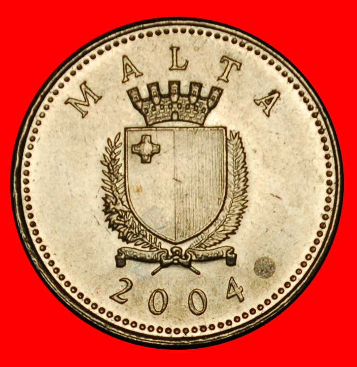  Ⰶ GROSSBRITANNIEN OLIVE (1991-2007): MALTA ★ 2 CENT 2004 uSTG STEMPELGLANZ! ★OHNE VORBEHALT!   