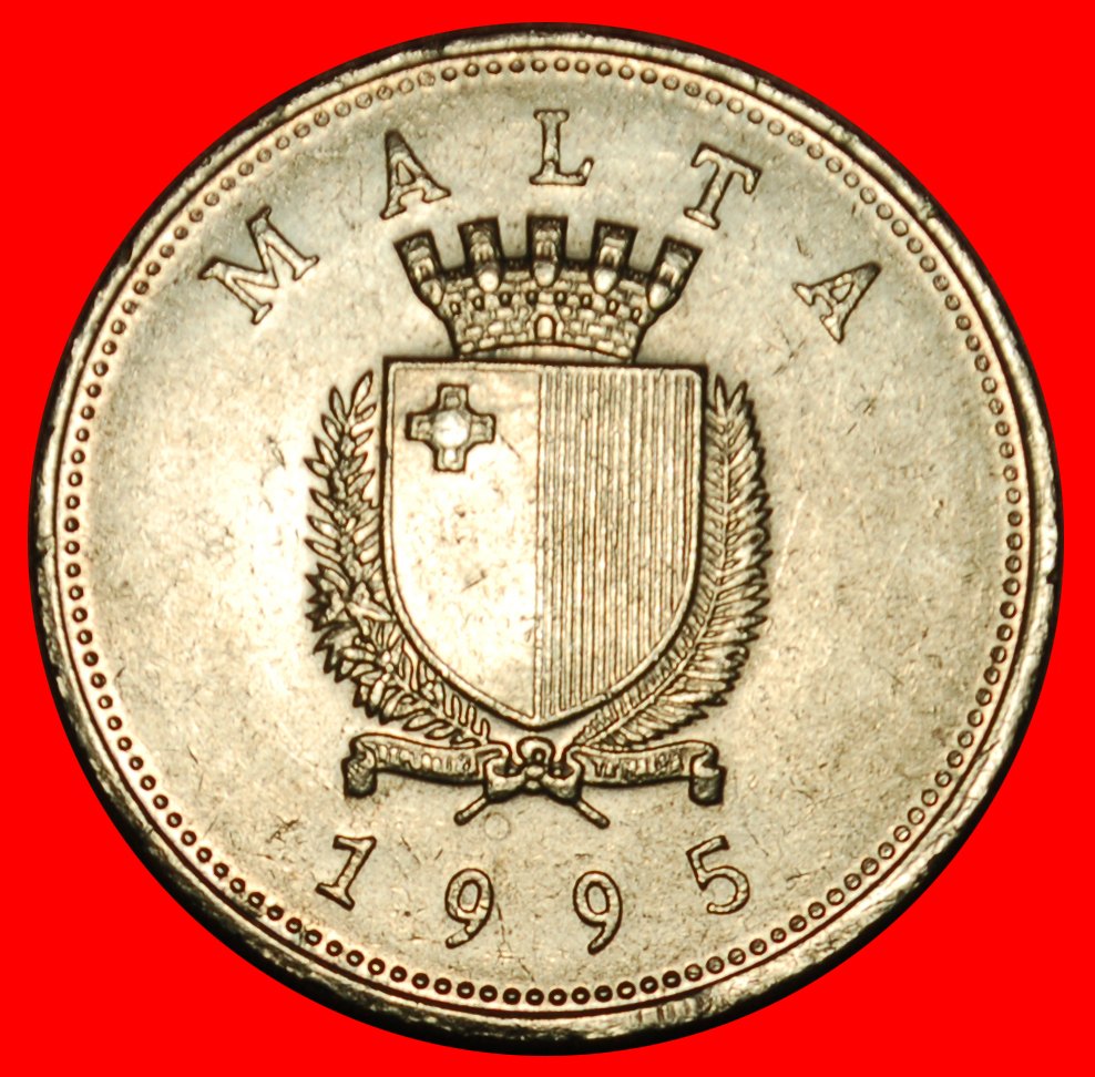  Ⰶ ROSE (1991-2007): MALTA ★ 25 CENTS 1995! LOW START ★ NO RESERVE!   