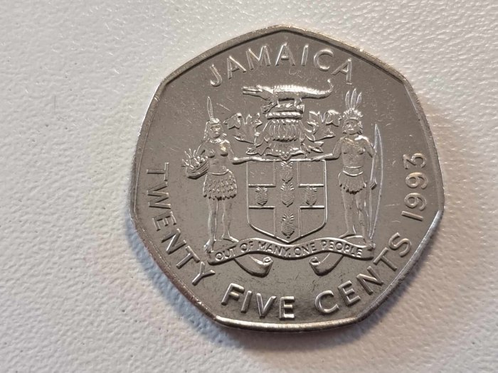  Jamaika 25 Cents 1993 STG   