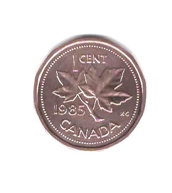  Canada 1 Cent 1985 ( N241 )   