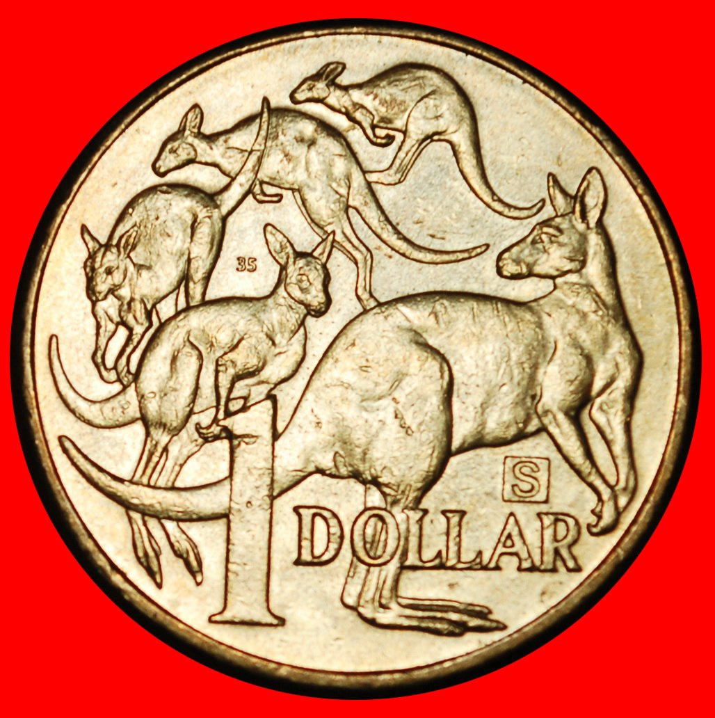  Ⰶ 5 KANGAROOS 1984-2024:AUSTRALIA★1 DOLLAR 2018 2019S!ELIZABETH II 1953-2022★LOW START ★ NO RESERVE!   