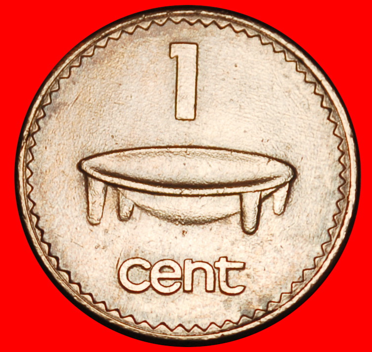  Ⰶ CANADA (1990-2001): FIJI ★ 1 CENT 1992 BOWL! ELIZABETH II (1953-2022)★LOW START ★ NO RESERVE!   